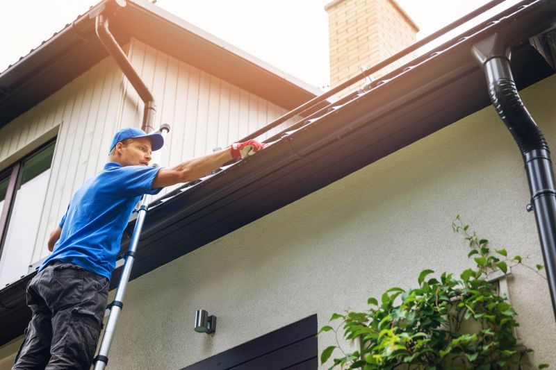 Repair Work on Gutter Systems